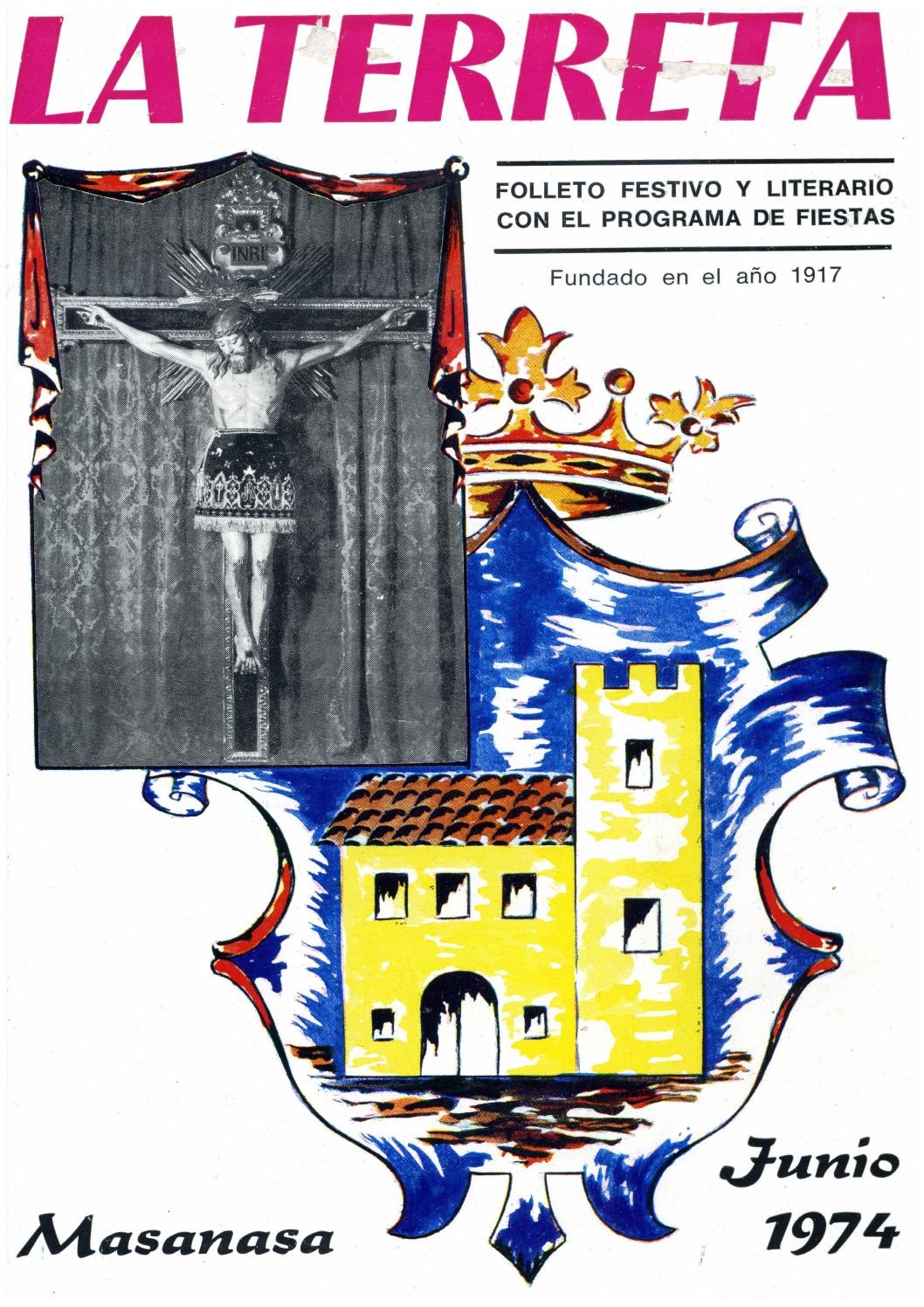 Fiestas de San Juan en honor al Santísimo Cristo de la Vida 1974 Massanassa
